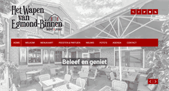 Desktop Screenshot of hetwapenvanegmond-binnen.nl
