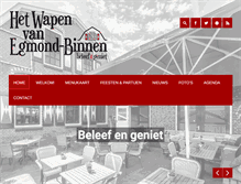 Tablet Screenshot of hetwapenvanegmond-binnen.nl